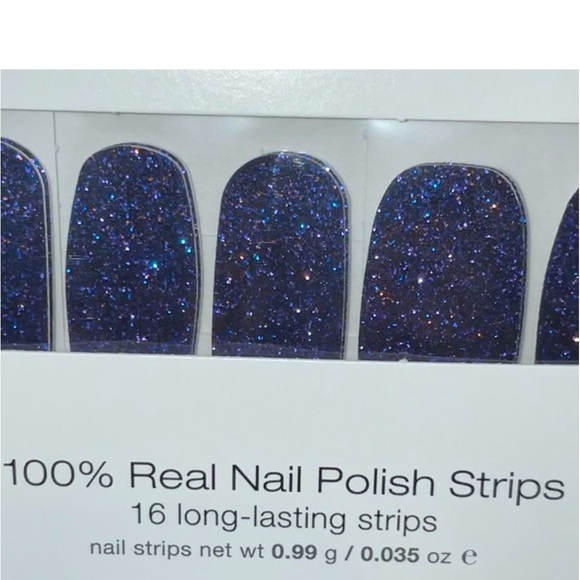 Color Street | Twilight Hour, deep blue glitter nail strips - Picture 15 of 17